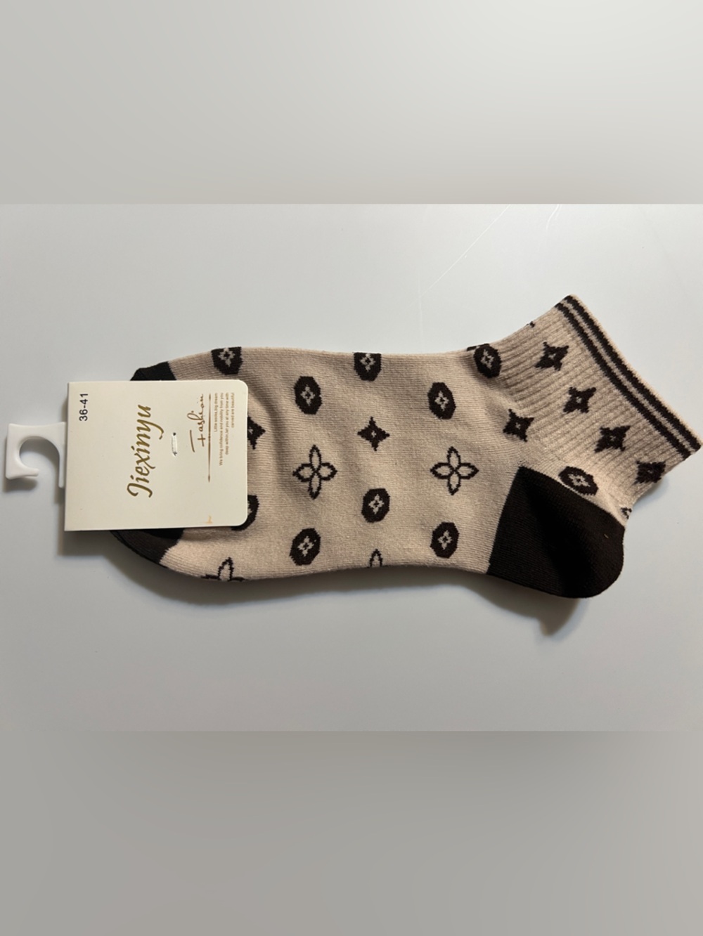 Circle & Star Patterned Fashion Ankle Socks - 3-Pack Bundle NWT - Picture 4 of 4